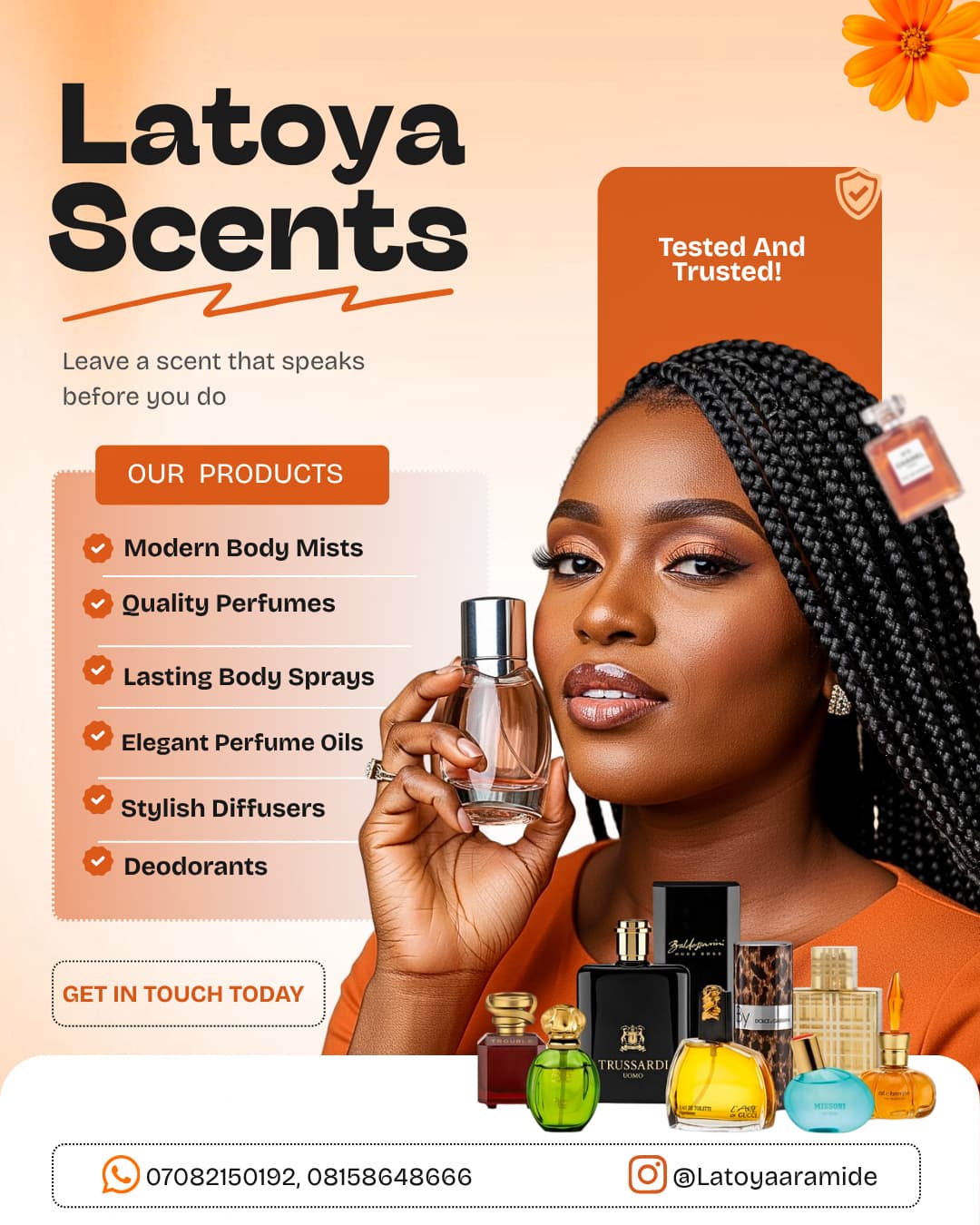 Latoya Scents logo created by PrimeEdge Creative